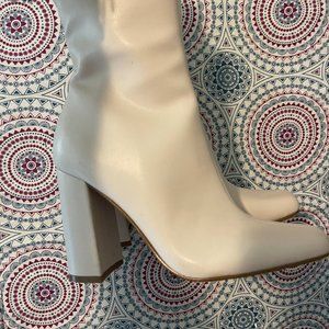 Steve Madden White Boots